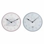 Orologio da Parete DKD Home Decor Per bambini Legno MDF (2 pcs) (24 x 3 x 24 cm)