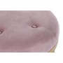 Panca DKD Home Decor 100 x 35 x 40 cm Rosa Dorato Metallo