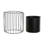 Vaso DKD Home Decor Nero Metallo 26 x 26 x 26 cm