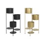 Vaso DKD Home Decor 40 x 15 x 80 cm 40 x 28 x 79,5 cm Nero Dorato Metallo (2 Unità)