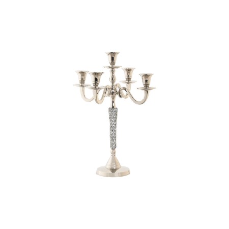 Candelabro DKD Home Decor Argentato Alluminio Acrilico 26 x 26 x 36 cm