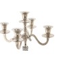 Candelabro DKD Home Decor Argentato Alluminio Acrilico 26 x 26 x 36 cm