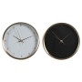 Orologio da Tavolo DKD Home Decor 25,7 x 4,2 x 25,7 cm Donna Dorato Alluminio (2 Unità)