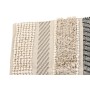 Tappeto DKD Home Decor 180 x 120 x 1 cm Nero Beige Cotone Boho