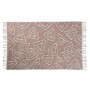 Tappeto DKD Home Decor Rosa Terracotta Bianco Frange Città (120 x 180 x 1 cm)