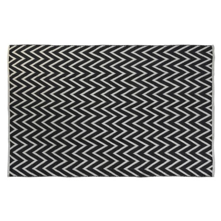 Tappeto DKD Home Decor Zig zag Bicolore Città (120 x 180 x 1 cm)