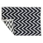 Tappeto DKD Home Decor Zig zag Bicolore Città (120 x 180 x 1 cm)