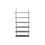 Scaffale DKD Home Decor Nero Legno Metallo 60 x 16 x 123 cm