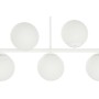 Lampadario DKD Home Decor 98 x 45 x 30 cm Cristallo Metallo Bianco 50 W