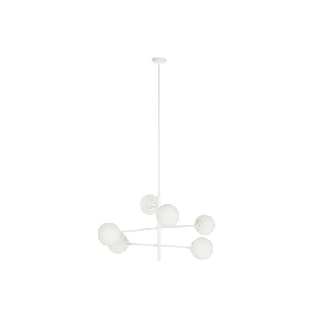 Lampadario DKD Home Decor 96 x 73 x 50 cm Cristallo Metallo Bianco 50 W