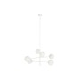 Lampadario DKD Home Decor 96 x 73 x 50 cm Cristallo Metallo Bianco 50 W