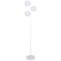 Lampada da Terra DKD Home Decor 35 x 25 x 167 cm Cristallo Metallo Bianco 220 V 50 W