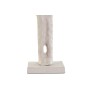 Statua Decorativa DKD Home Decor Bianco Verde 9 x 9 x 40 cm (2 Unità)