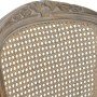 Sedia da Sala da Pranzo DKD Home Decor Legno Stoffa Rattan (53 x 49 x 95 cm)