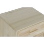 Comodino DKD Home Decor Naturale Caucciù Legno di paulownia Legno MDF 40 x 30 x 48 cm