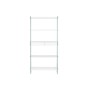 Scaffale DKD Home Decor Bianco Trasparente Cristallo Legno MDF 90 x 35 x 180 cm (1)