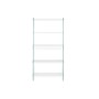 Scaffale DKD Home Decor Bianco Trasparente Cristallo Legno MDF 90 x 35 x 180 cm (1)