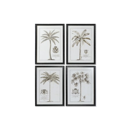 Quadro DKD Home Decor Palme Coloniale 50 x 2,5 x 70 cm (4 Unità)