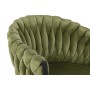 Sgabello DKD Home Decor Nero Verde Velluto Metallo 61 x 52 x 101 cm