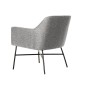 Poltrona DKD Home Decor Nero Grigio chiaro Metallo 66 x 62 x 76,5 cm