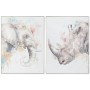 Quadro DKD Home Decor Moderno animali 60 x 3,5 x 80 cm (2 Unità)