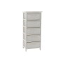 Cassettiera DKD Home Decor Bianco Bambù Legno di paulownia 42 x 32 x 98 cm