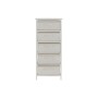 Cassettiera DKD Home Decor Bianco Bambù Legno di paulownia 42 x 32 x 98 cm