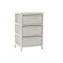 Cassettiera DKD Home Decor Bianco Bambù Legno di paulownia 42 x 32 x 63 cm