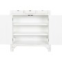 Cassettiera DKD Home Decor Bianco Naturale Abete Legno MDF Orientale 63 x 27 x 101 cm