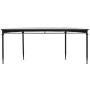 Consolle DKD Home Decor Nero Metallo 196 x 45 x 80 cm 196 x 44 x 81 cm