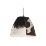 Lampadario Home ESPRIT Pelle Metallo 34 x 34 x 28 cm