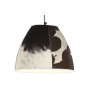 Lampadario Home ESPRIT Pelle Metallo 34 x 34 x 28 cm