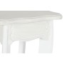 Set di 2 tavoli DKD Home Decor Bianco Marrone Chiaro 30 x 30 x 76,5 cm