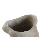 Vaso Home ESPRIT Grigio Cemento Moderno Busto Finitura invecchiata 19 x 13 x 29 cm (2 Unità)