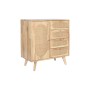 Credenza DKD Home Decor Naturale Metallo Legno d'albero della gomma 73,5 x 35 x 78 cm