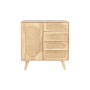 Credenza DKD Home Decor Naturale Metallo Legno d'albero della gomma 73,5 x 35 x 78 cm