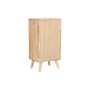 Cassettiera DKD Home Decor Naturale Metallo Legno d'albero della gomma 40 x 30 x 78 cm