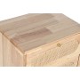 Cassettiera DKD Home Decor Naturale Metallo Legno d'albero della gomma 40 x 30 x 78 cm