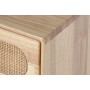 Cassettiera DKD Home Decor Naturale Metallo Legno d'albero della gomma 40 x 30 x 63 cm