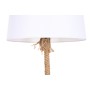 Lampada da Terra Home ESPRIT Bianco Marrone Corda 50 W 220 V 40 x 40 x 151 cm