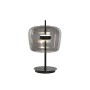 Lampada da tavolo Home ESPRIT Nero Dorato Metallo Cristallo 35 x 35 x 58 cm