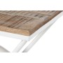 Consolle DKD Home Decor Bianco Marrone Metallo 165 x 35,5 x 83,8 cm