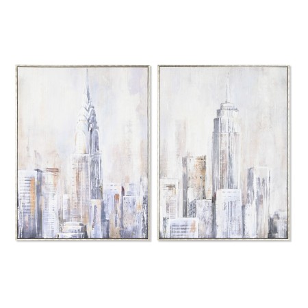 Quadro Home ESPRIT New York Loft 60 x 2,4 x 80 cm (2 Unità)