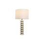 Lampada da tavolo Home ESPRIT Bianco Dorato Marmo 50 W 220 V 38 x 38 x 72 cm