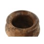 Vaso Home ESPRIT Naturale Marrone scuro Teca 30 x 30 x 20 cm