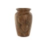 Vaso Home ESPRIT Naturale Marrone scuro Teca 25 x 25 x 40 cm