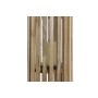 Portacandele DKD Home Decor Marrone Argentato Naturale Cristallo Legno di mango 20 x 20 x 74 cm