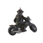 Statua Decorativa Home ESPRIT Grigio scuro Motociclista 24 x 15 x 29 cm (2 Unità)