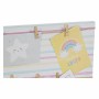 Portafoto DKD Home Decor Sunshine Tela Multicolore Neonato (50 x 2 x 50 cm)