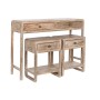 Consolle Home ESPRIT Teca Legno Riciclato 121 x 35 x 88 cm (3 Pezzi)